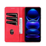 Custodia per telefono in pelle flip con texture magnetica in vitello AZNS, For Galaxy A08 5G/A07 5G, For Galaxy A18 5G/A17 5G, For Galaxy A27 5G, For Samsung Galaxy A25 5G