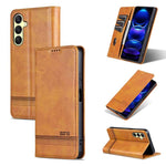 Custodia per telefono in pelle flip con texture magnetica in vitello AZNS, For Galaxy A08 5G/A07 5G, For Galaxy A18 5G/A17 5G, For Galaxy A27 5G, For Samsung Galaxy A25 5G