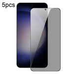 5 pezzi DUX DUCIS 0,33 mm 9H Pellicola in vetro temperato HD anti-spia in alluminio alto, For Samsung Galaxy S26+ 5G, For Samsung Galaxy S26 Ultra 5G, For Samsung Galaxy S26 5G, For Samsung Galaxy S25 FE 5G, For Samsung Galaxy S25 Edge                 ...