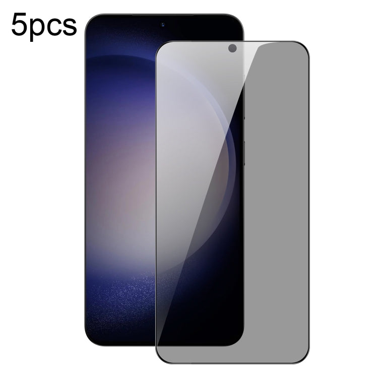 5 pezzi DUX DUCIS 0,33 mm 9H Pellicola in vetro temperato HD anti-spia in alluminio alto, For Samsung Galaxy S26+ 5G, For Samsung Galaxy S26 Ultra 5G, For Samsung Galaxy S26 5G, For Samsung Galaxy S25 FE 5G, For Samsung Galaxy S25 Edge                 ...