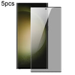 5 pezzi DUX DUCIS 0,33 mm 9H Pellicola in vetro temperato HD anti-spia in alluminio alto, For Samsung Galaxy S26+ 5G, For Samsung Galaxy S26 Ultra 5G, For Samsung Galaxy S26 5G, For Samsung Galaxy S25 FE 5G, For Samsung Galaxy S25 Edge                 ...