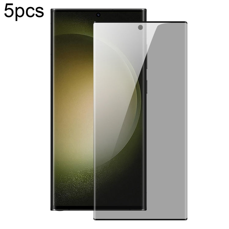 5 pezzi DUX DUCIS 0,33 mm 9H Pellicola in vetro temperato HD anti-spia in alluminio alto, For Samsung Galaxy S26+ 5G, For Samsung Galaxy S26 Ultra 5G, For Samsung Galaxy S26 5G, For Samsung Galaxy S25 FE 5G, For Samsung Galaxy S25 Edge                 ...