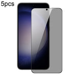5 pezzi DUX DUCIS 0,33 mm 9H Pellicola in vetro temperato HD anti-spia in alluminio alto, For Samsung Galaxy S26+ 5G, For Samsung Galaxy S26 Ultra 5G, For Samsung Galaxy S26 5G, For Samsung Galaxy S25 FE 5G, For Samsung Galaxy S25 Edge                 ...