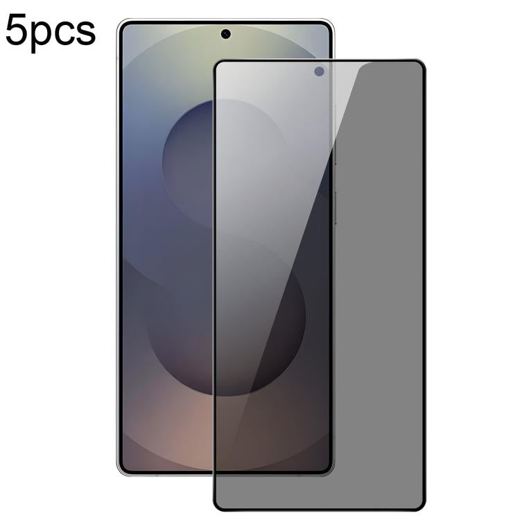5 pezzi DUX DUCIS 0,33 mm 9H Pellicola in vetro temperato HD anti-spia in alluminio alto, For Samsung Galaxy S26+ 5G, For Samsung Galaxy S26 Ultra 5G, For Samsung Galaxy S26 5G, For Samsung Galaxy S25 FE 5G, For Samsung Galaxy S25 Edge                 ...