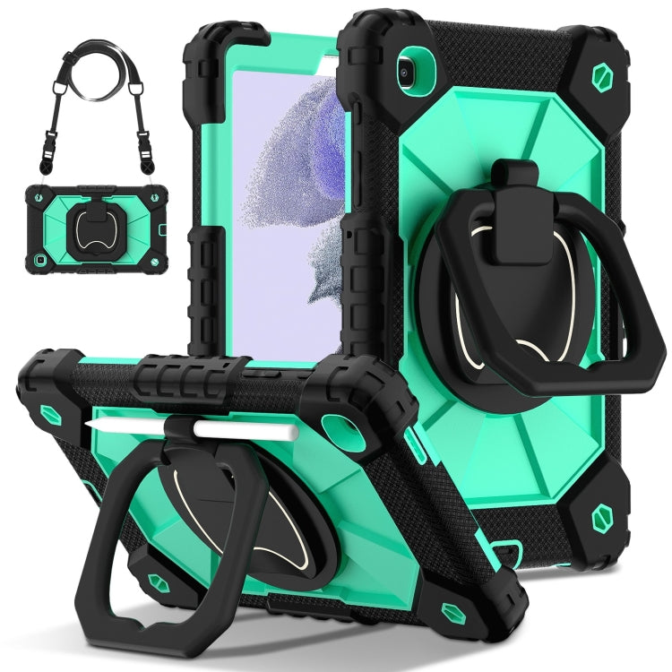 Custodia per tablet PC ibrida in silicone robot con colori a contrasto, For Samsung Galaxy Tab A8 10.5 2021, For Samsung Galaxy Tab A7 Lite 2021