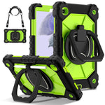 Custodia per tablet PC ibrida in silicone robot con colori a contrasto, For Samsung Galaxy Tab A8 10.5 2021, For Samsung Galaxy Tab A7 Lite 2021