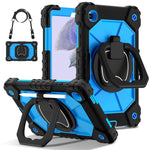 Custodia per tablet PC ibrida in silicone robot con colori a contrasto, For Samsung Galaxy Tab A8 10.5 2021, For Samsung Galaxy Tab A7 Lite 2021