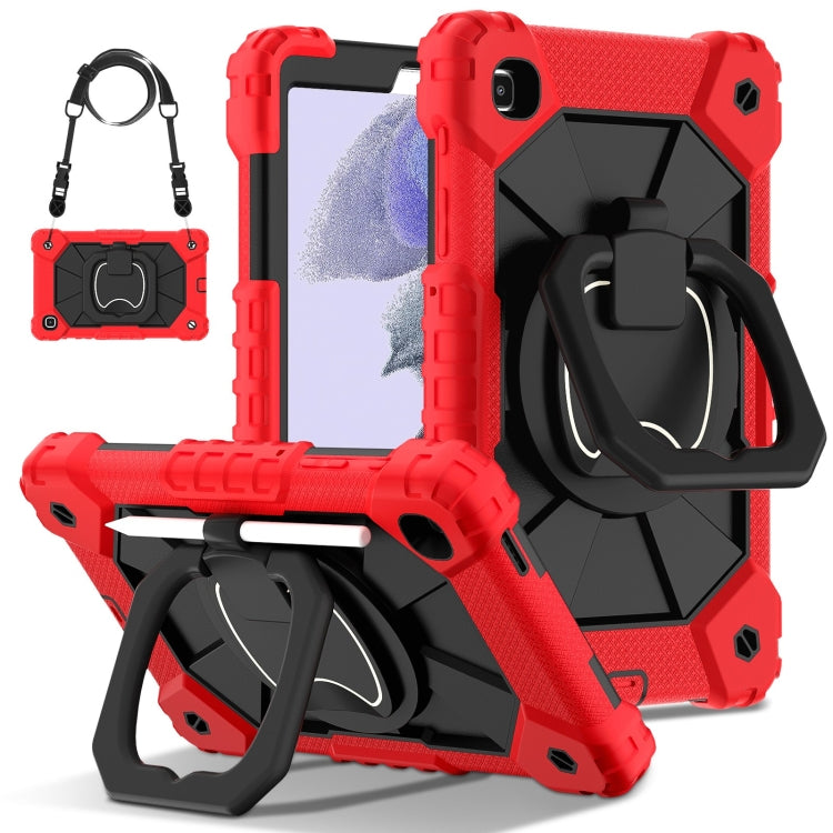 Custodia per tablet PC ibrida in silicone robot con colori a contrasto, For Samsung Galaxy Tab A8 10.5 2021, For Samsung Galaxy Tab A7 Lite 2021