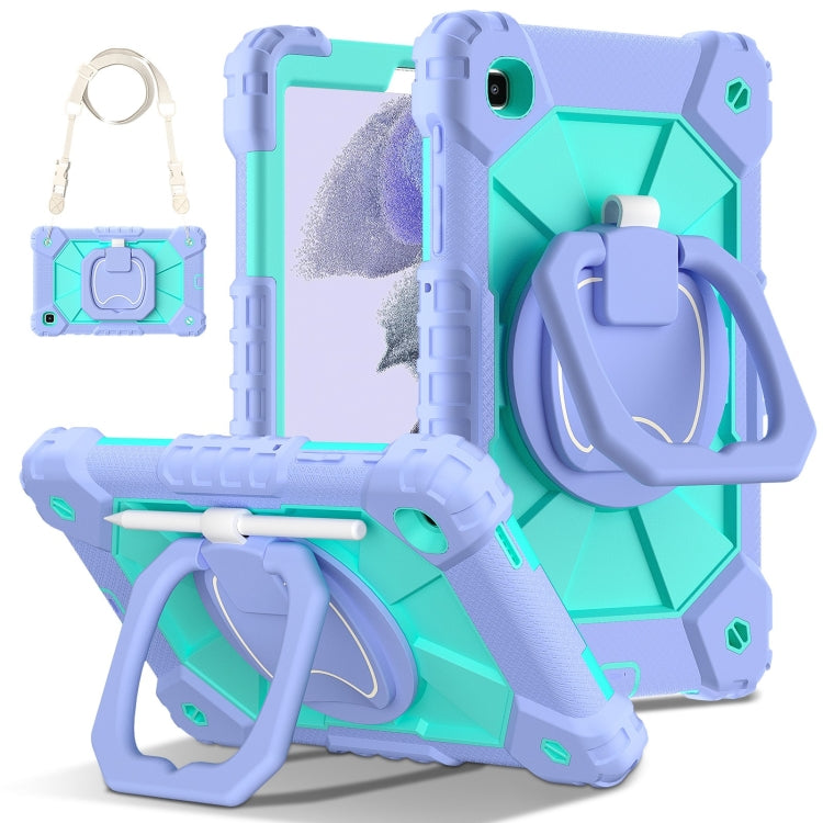 Custodia per tablet PC ibrida in silicone robot con colori a contrasto, For Samsung Galaxy Tab A8 10.5 2021, For Samsung Galaxy Tab A7 Lite 2021