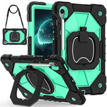 Custodia per tablet PC ibrida in silicone robot con colori a contrasto, For Samsung Galaxy Tab S11, For Samsung Galaxy Tab S10 FE / S9