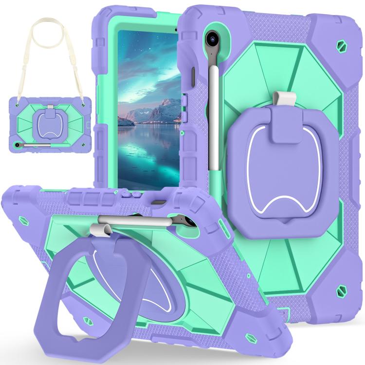 Custodia per tablet PC ibrida in silicone robot con colori a contrasto, For Samsung Galaxy Tab S11, For Samsung Galaxy Tab S10 FE / S9