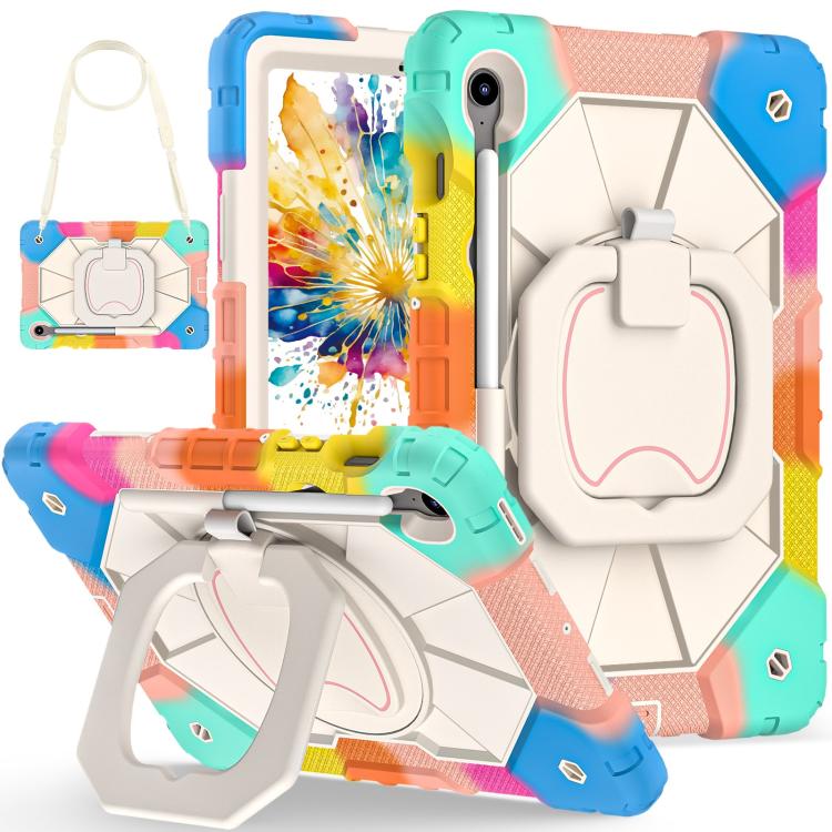 Custodia per tablet PC ibrida in silicone robot con colori a contrasto, For Samsung Galaxy Tab S11, For Samsung Galaxy Tab S10 FE / S9