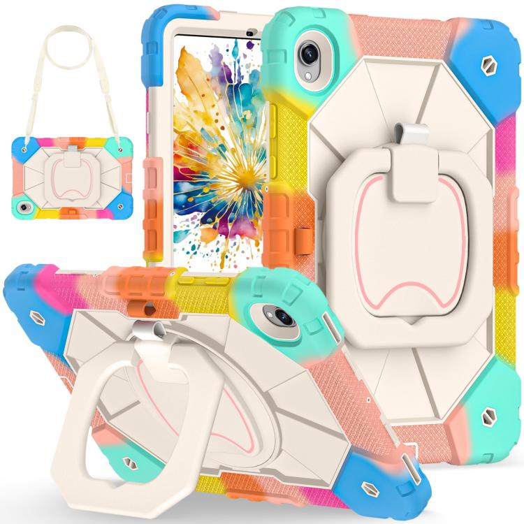Custodia per tablet PC ibrida in silicone robot con colori a contrasto, For Samsung Galaxy Tab S11, For Samsung Galaxy Tab S10 FE / S9