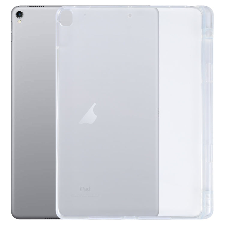 Custodia per tablet in TPU altamente trasparente con slot per penna, For iPad 10.2 / 10.5