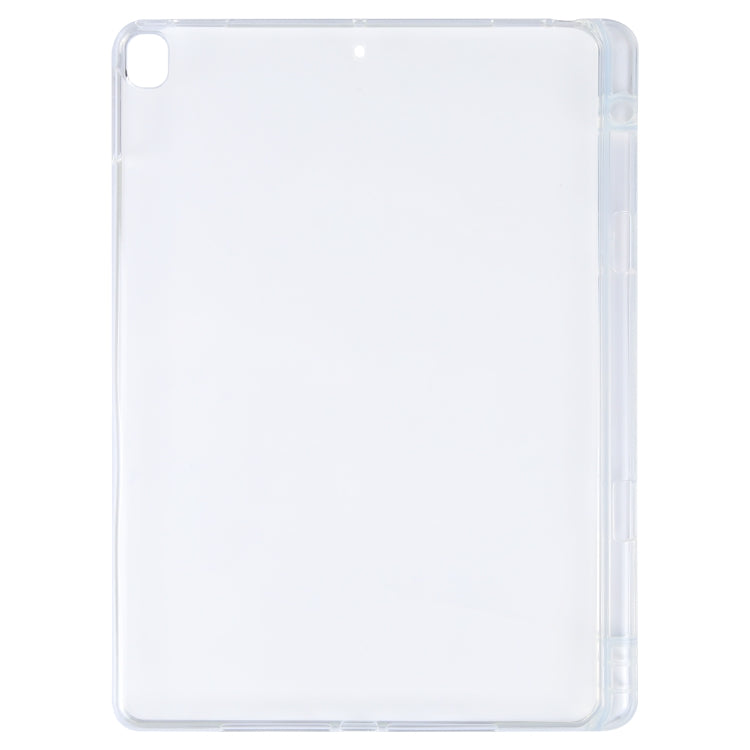 Custodia per tablet in TPU altamente trasparente con slot per penna, For iPad 10.2 / 10.5