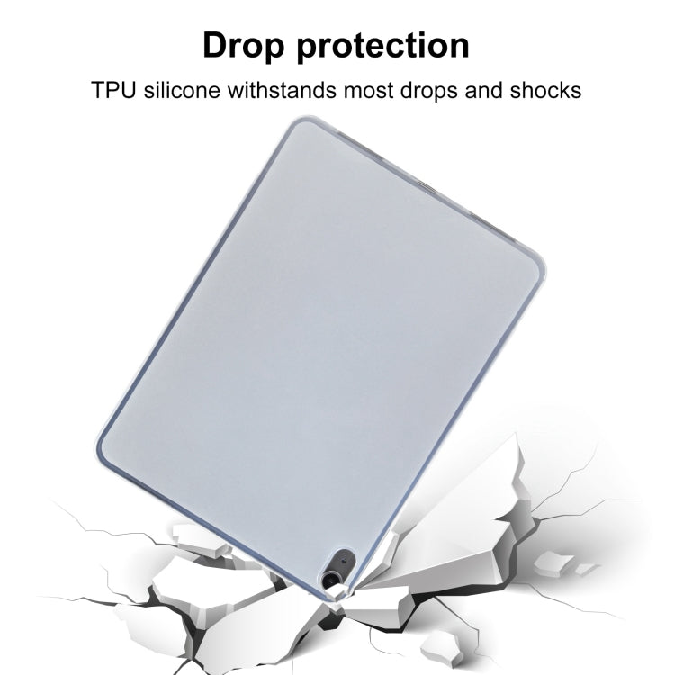 Custodia per tablet in TPU altamente trasparente con slot per penna, For iPad 10.2 / 10.5