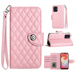Custodia per cellulare in pelle con texture rombica con cordino, For Samsung Galaxy A34, For Samsung Galaxy A54, For Samsung Galaxy A04e, For Samsung Galaxy S23 Ultra 5G