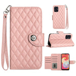 Custodia per cellulare in pelle con texture rombica con cordino, For Samsung Galaxy S24+ 5G, For Samsung Galaxy S24 5G, For Samsung Galaxy A05, For Samsung Galaxy A05s