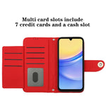 Custodia per cellulare in pelle con texture rombica con cordino, For Samsung Galaxy A25 5G, For Samsung Galaxy S23 FE 5G, For Samsung Galaxy A24 4G, For Samsung Galaxy A14 4G / 5G