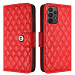 Custodia per cellulare in pelle con texture rombica con cordino, For Samsung Galaxy A53 5G, For Samsung Galaxy A33 5G, For Samsung Galaxy A13 4G / 5G, For Samsung Galaxy S22 Ultra 5G