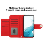 Custodia per cellulare in pelle con texture rombica con cordino, For Samsung Galaxy S22+ 5G, For Samsung Galaxy S22 5G, For Samsung Galaxy A03s US, For Samsung Galaxy A03s EU