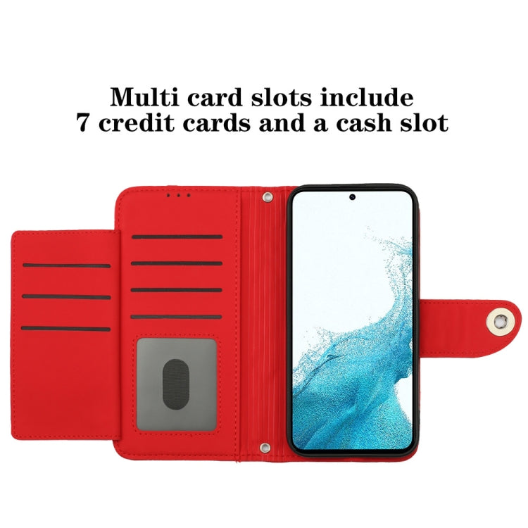 Custodia per cellulare in pelle con texture rombica con cordino, For Samsung Galaxy S23+ 5G, For Samsung Galaxy S23 5G, For Samsung Galaxy S20 FE, For Samsung Galaxy A23 4G / F23 5G