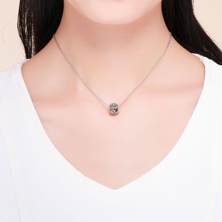 S925 Sterling Silver 26 lettere inglesi perline fai da te bracciale collana accessori, Y, Z