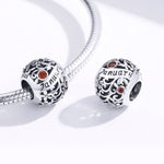 S925 Sterling Silver 12 Birthstone Accessori collana bracciale fai da te, January, February, March, April, May, June, July, August, September, October, November, December