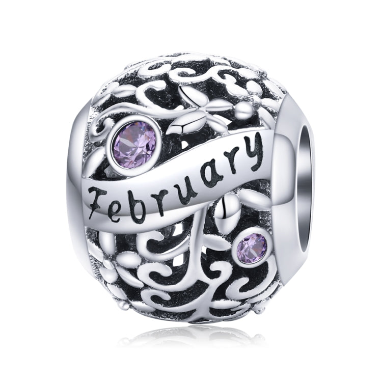 S925 Sterling Silver 12 Birthstone Accessori collana bracciale fai da te, January, February, March, April, May, June, July, August, September, October, November, December