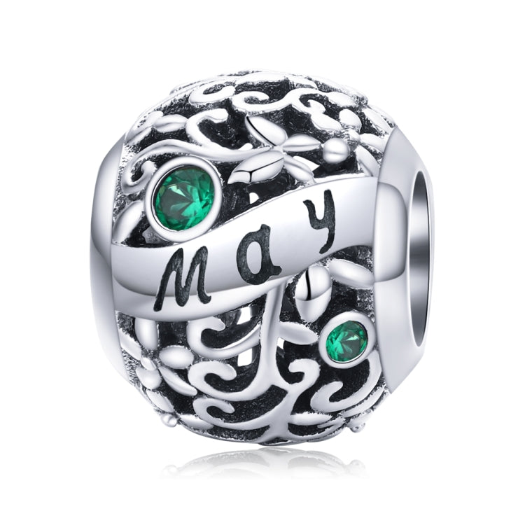 S925 Sterling Silver 12 Birthstone Accessori collana bracciale fai da te, January, February, March, April, May, June, July, August, September, October, November, December