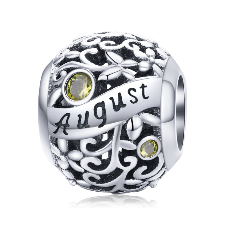 S925 Sterling Silver 12 Birthstone Accessori collana bracciale fai da te, January, February, March, April, May, June, July, August, September, October, November, December