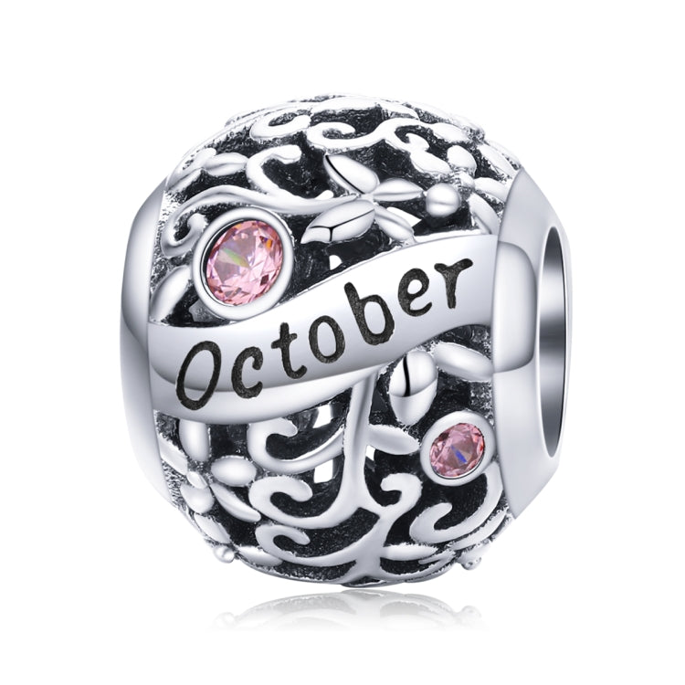 S925 Sterling Silver 12 Birthstone Accessori collana bracciale fai da te, January, February, March, April, May, June, July, August, September, October, November, December