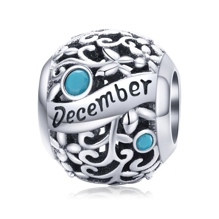 S925 Sterling Silver 12 Birthstone Accessori collana bracciale fai da te, January, February, March, April, May, June, July, August, September, October, November, December