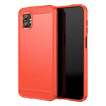 Custodia per telefono in TPU con texture spazzolata in fibra di carbonio, For Samsung Galaxy Xcover 7 Pro, For Samsung Galaxy Jump 3, For Samsung Galaxy Xcover 7