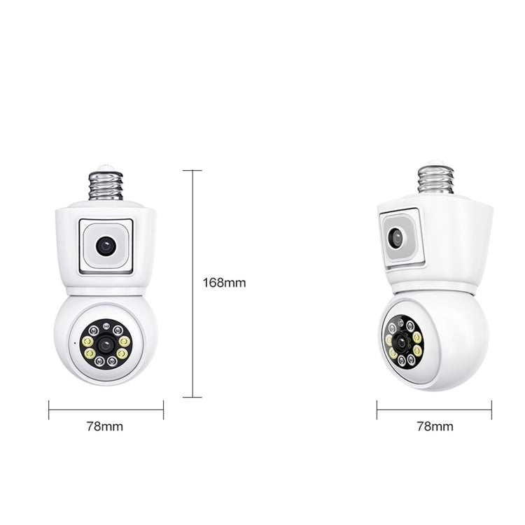 ESCAM QF202 Telecamera WiFi doppia lente 2x2MP