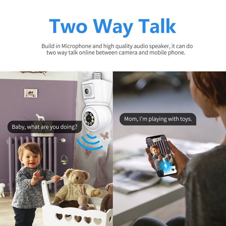 ESCAM QF202 Telecamera WiFi doppia lente 2x2MP
