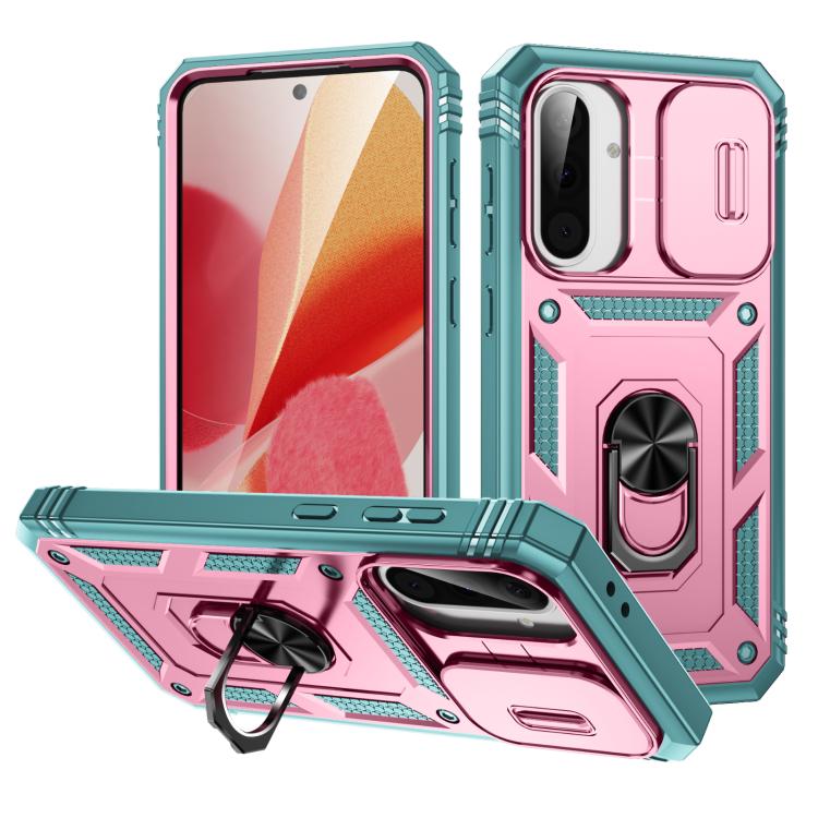 Custodia per telefono Camshield scorrevole in TPU + PC con supporto, For Galaxy A57 5G, For Samsung Galaxy A36 5G / A37 5G, For Galaxy A27 5G