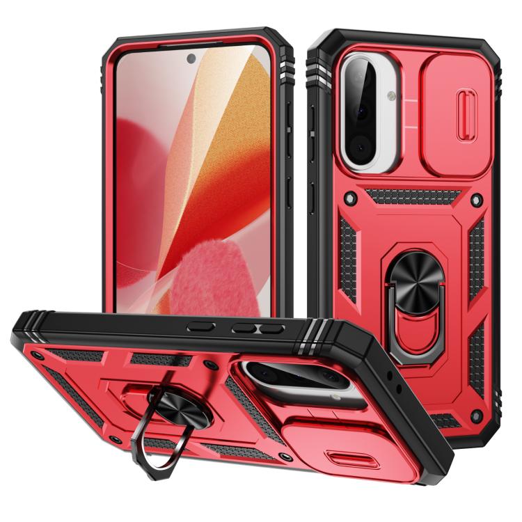 Custodia per telefono Camshield scorrevole in TPU + PC con supporto, For Galaxy A57 5G, For Samsung Galaxy A36 5G / A37 5G, For Galaxy A27 5G