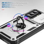 Custodia per telefono Camshield scorrevole in TPU + PC con supporto, For Galaxy A57 5G, For Samsung Galaxy A36 5G / A37 5G, For Galaxy A27 5G