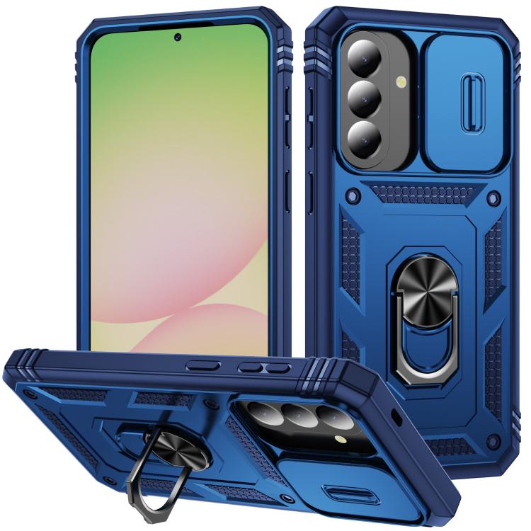 Custodia per telefono Camshield scorrevole in TPU + PC con supporto, For Galaxy A57 5G, For Samsung Galaxy A36 5G / A37 5G, For Galaxy A27 5G