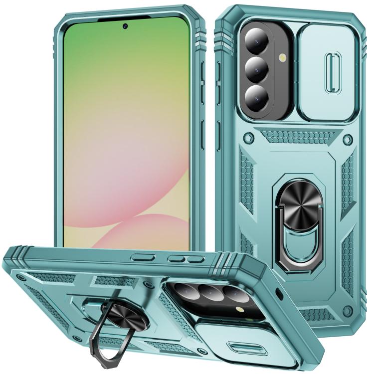 Custodia per telefono Camshield scorrevole in TPU + PC con supporto, For Galaxy A57 5G, For Samsung Galaxy A36 5G / A37 5G, For Galaxy A27 5G