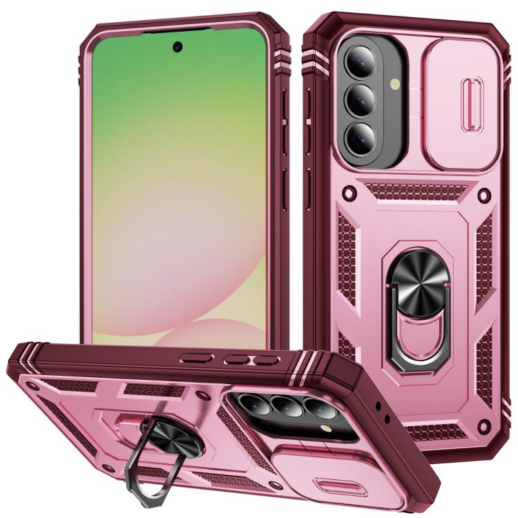 Custodia per telefono Camshield scorrevole in TPU + PC con supporto, For Galaxy A57 5G, For Samsung Galaxy A36 5G / A37 5G, For Galaxy A27 5G