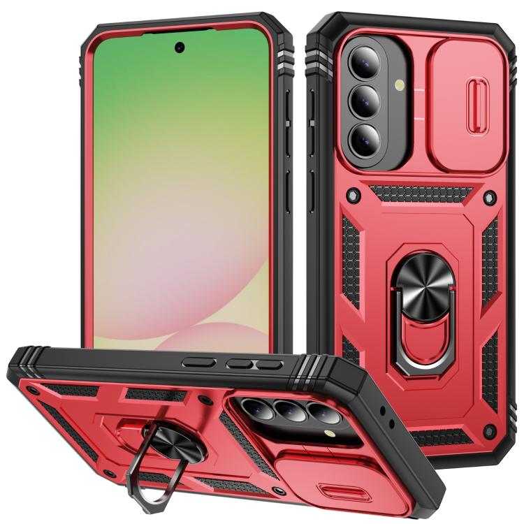 Custodia per telefono Camshield scorrevole in TPU + PC con supporto, For Galaxy A57 5G, For Samsung Galaxy A36 5G / A37 5G, For Galaxy A27 5G