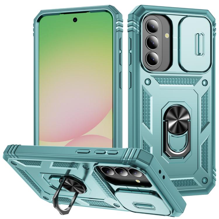 Custodia per telefono Camshield scorrevole in TPU + PC con supporto, For Galaxy A57 5G, For Samsung Galaxy A36 5G / A37 5G, For Galaxy A27 5G