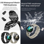 X10 Cuffie Smart Watch Bracciale impermeabile da 1,39 pollici, supporto chiamata Bluetooth / NFC / frequenza cardiaca