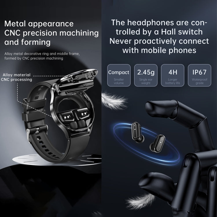 X10 Cuffie Smart Watch Bracciale impermeabile da 1,39 pollici, supporto chiamata Bluetooth / NFC / frequenza cardiaca