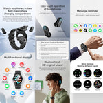 X10 Cuffie Smart Watch Bracciale impermeabile da 1,39 pollici, supporto chiamata Bluetooth / NFC / frequenza cardiaca
