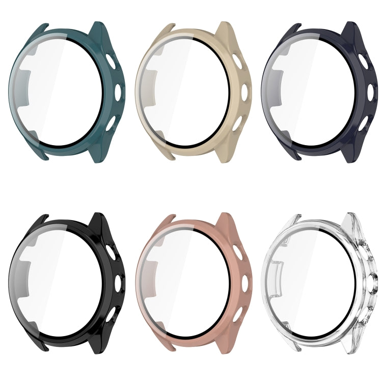 Custodia protettiva per orologio integrata in PC + pellicola temperata, For Garmin Forerunner 165