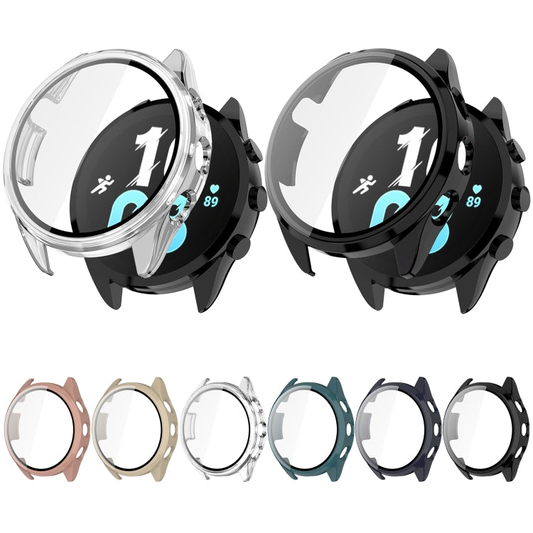 Custodia protettiva per orologio integrata in PC + pellicola temperata, For Garmin Forerunner 165