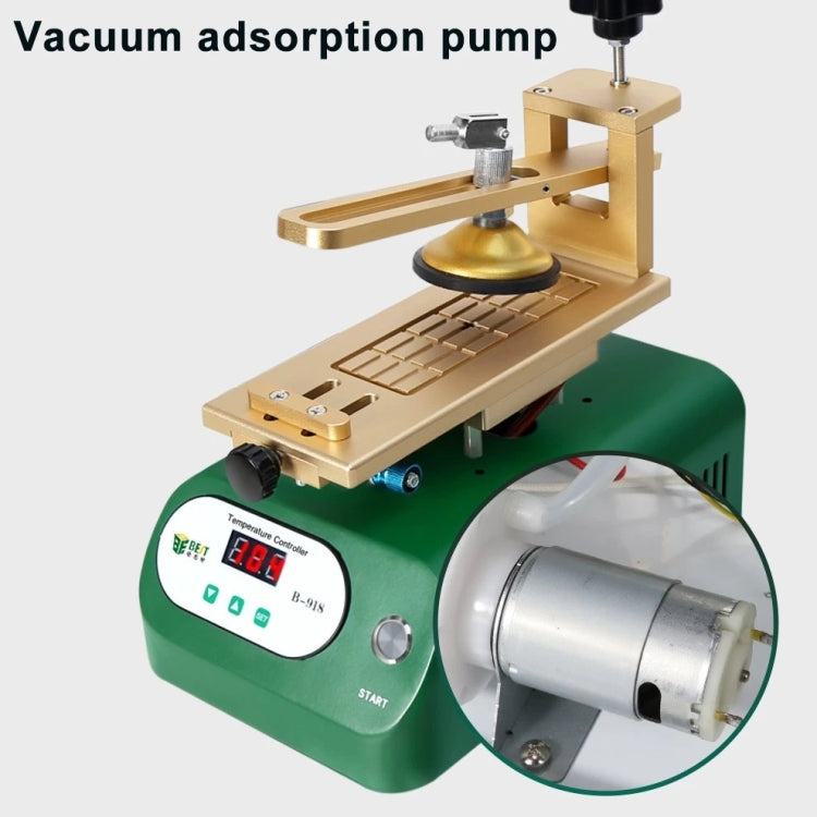 BEST B-918A 7 inch Vacuum Pump LCD Screen Rotary Heating Platform Separator, US Plug, EU Plug